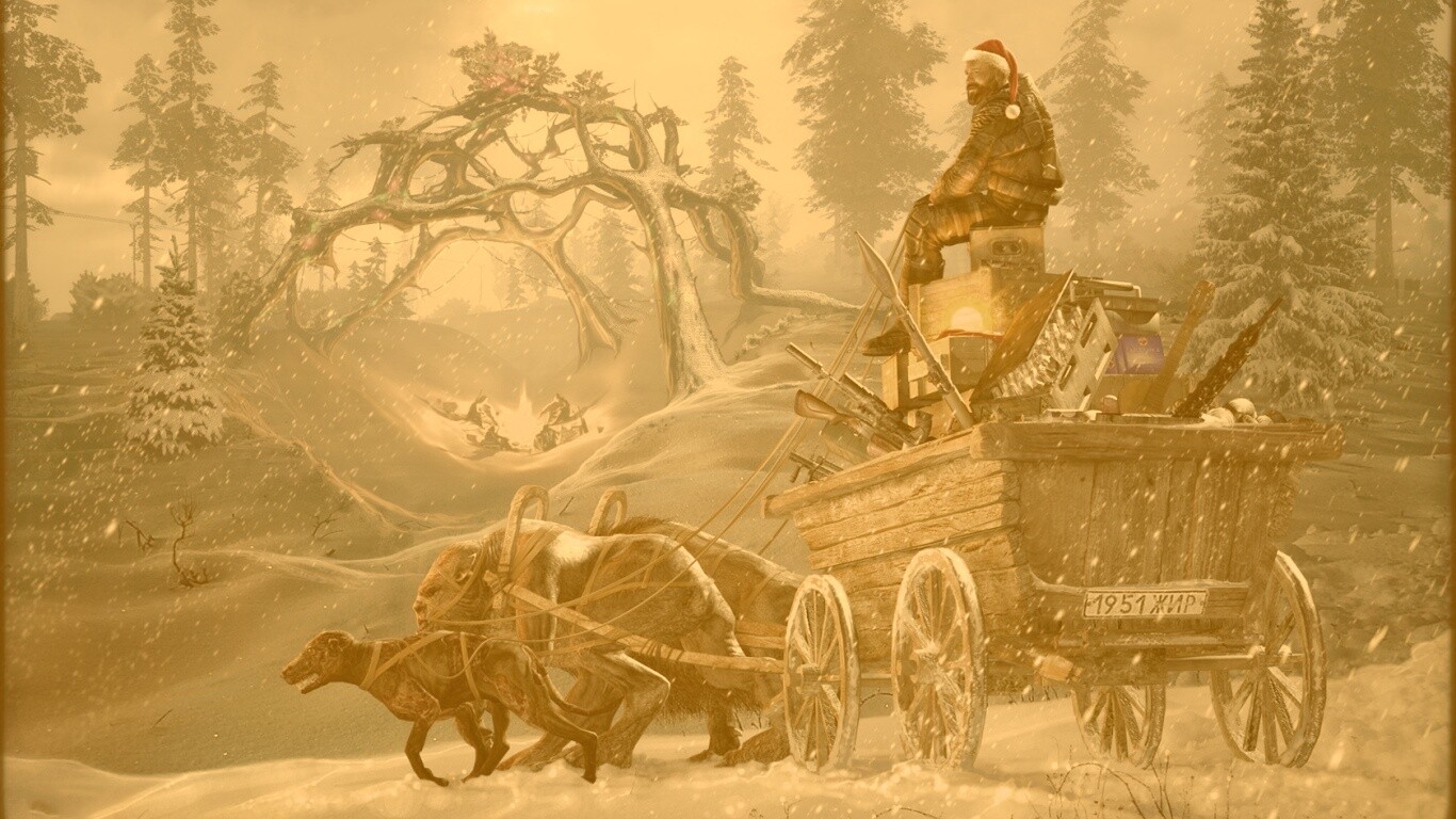 Новогодний Сталкер обои