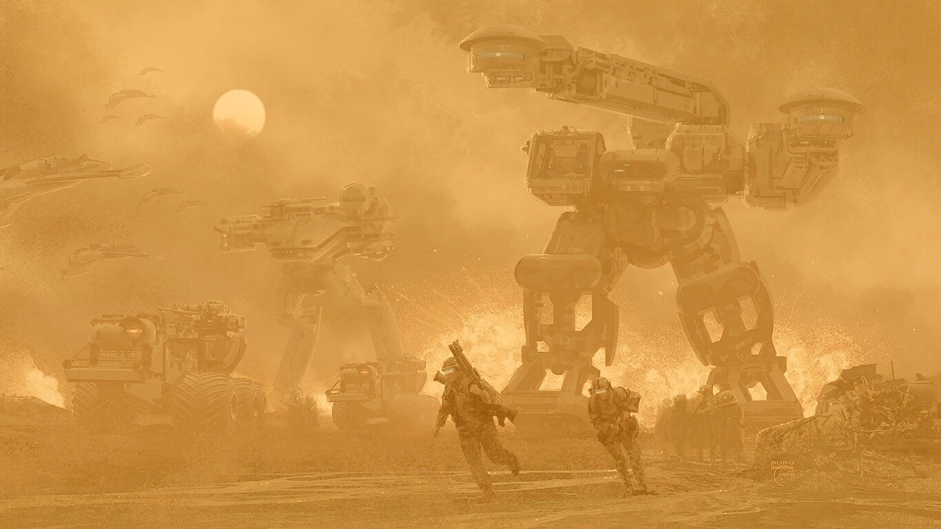 Война будущего обои