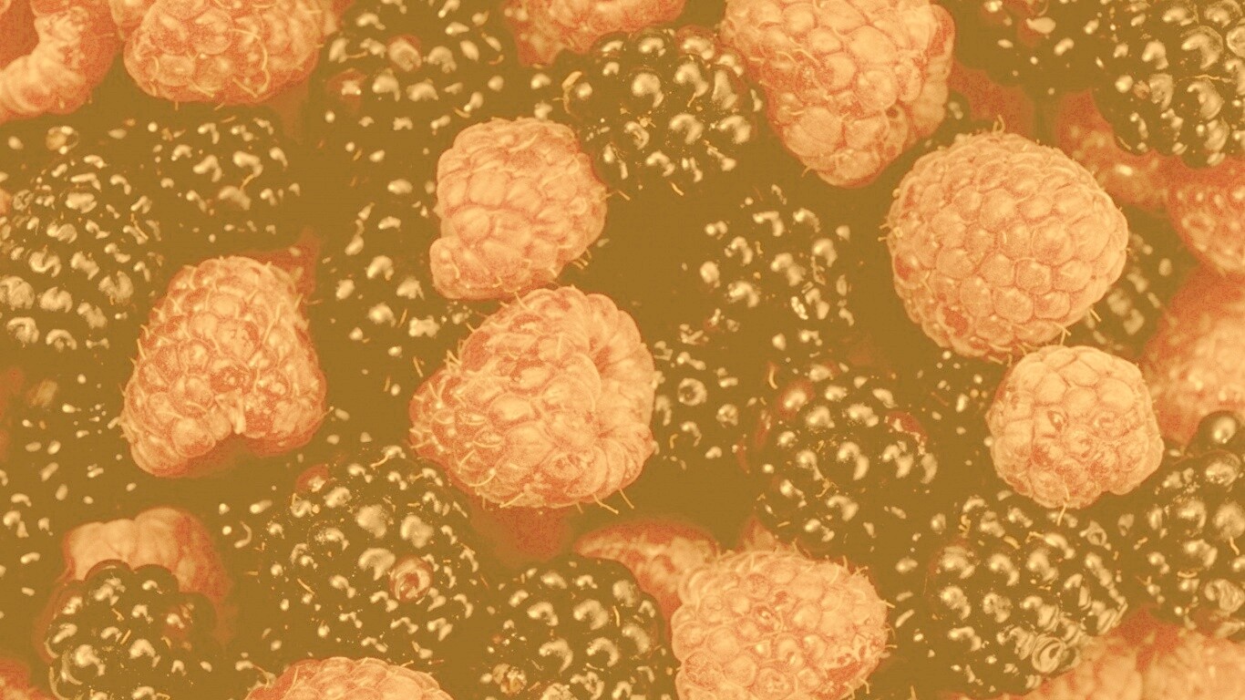 Малина и ежевика обои