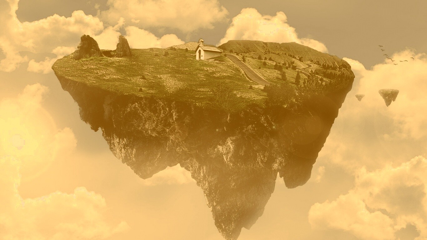 Летающий острв обои