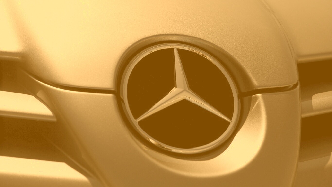 Логотип Мерседес обои