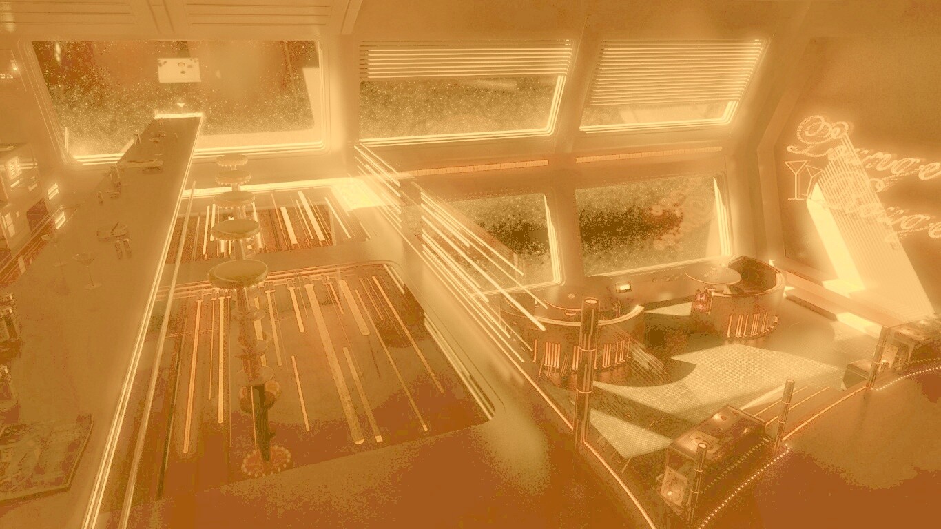 Космический бар обои