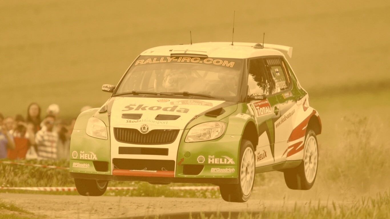 Раллиййная Шкода обои