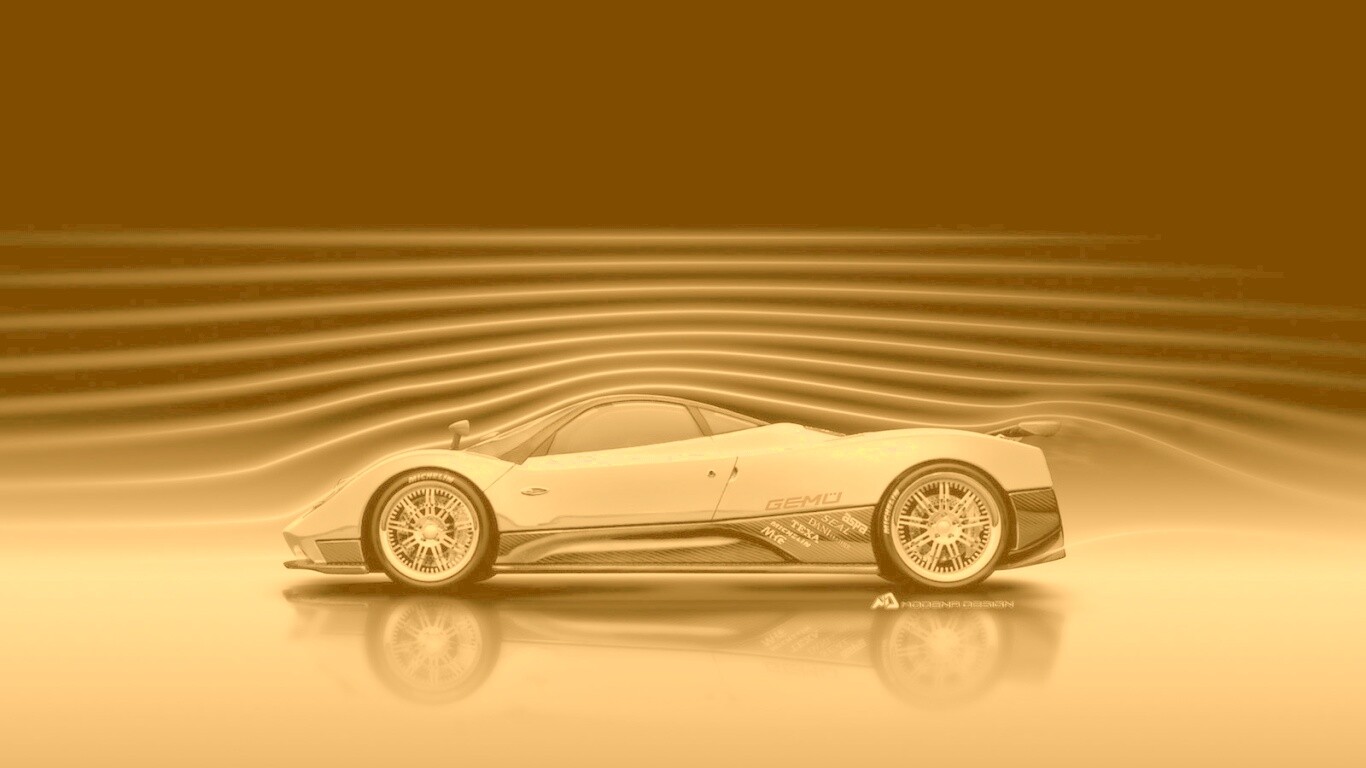 Аэродинамика Pagani Zonda обои
