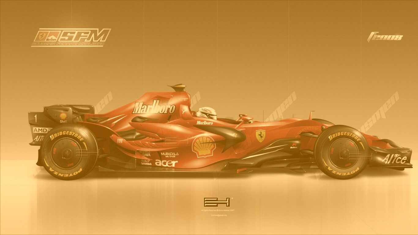 Болид Феррари обои