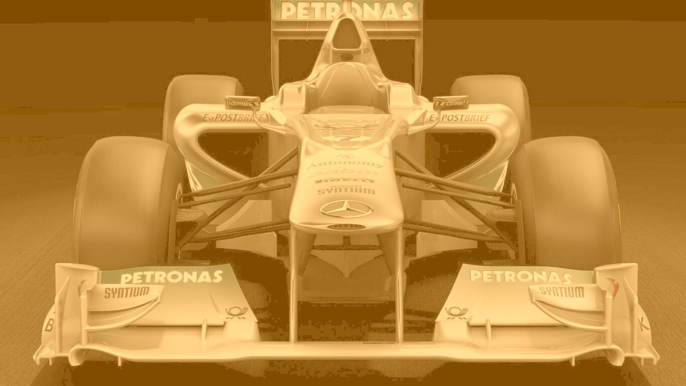 Болид Мерседес обои