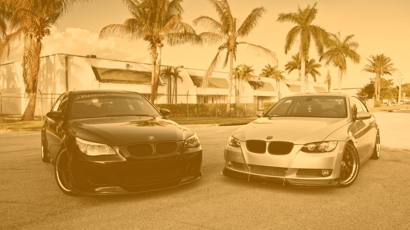 Две БМВ обои