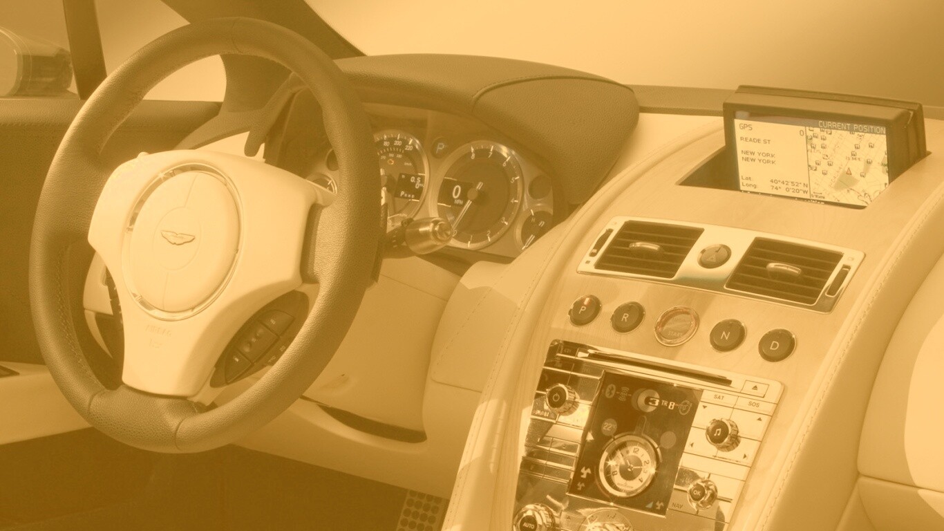 Салон Астон Мартина обои