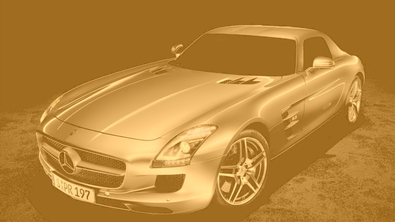 Mercedes SLS обои