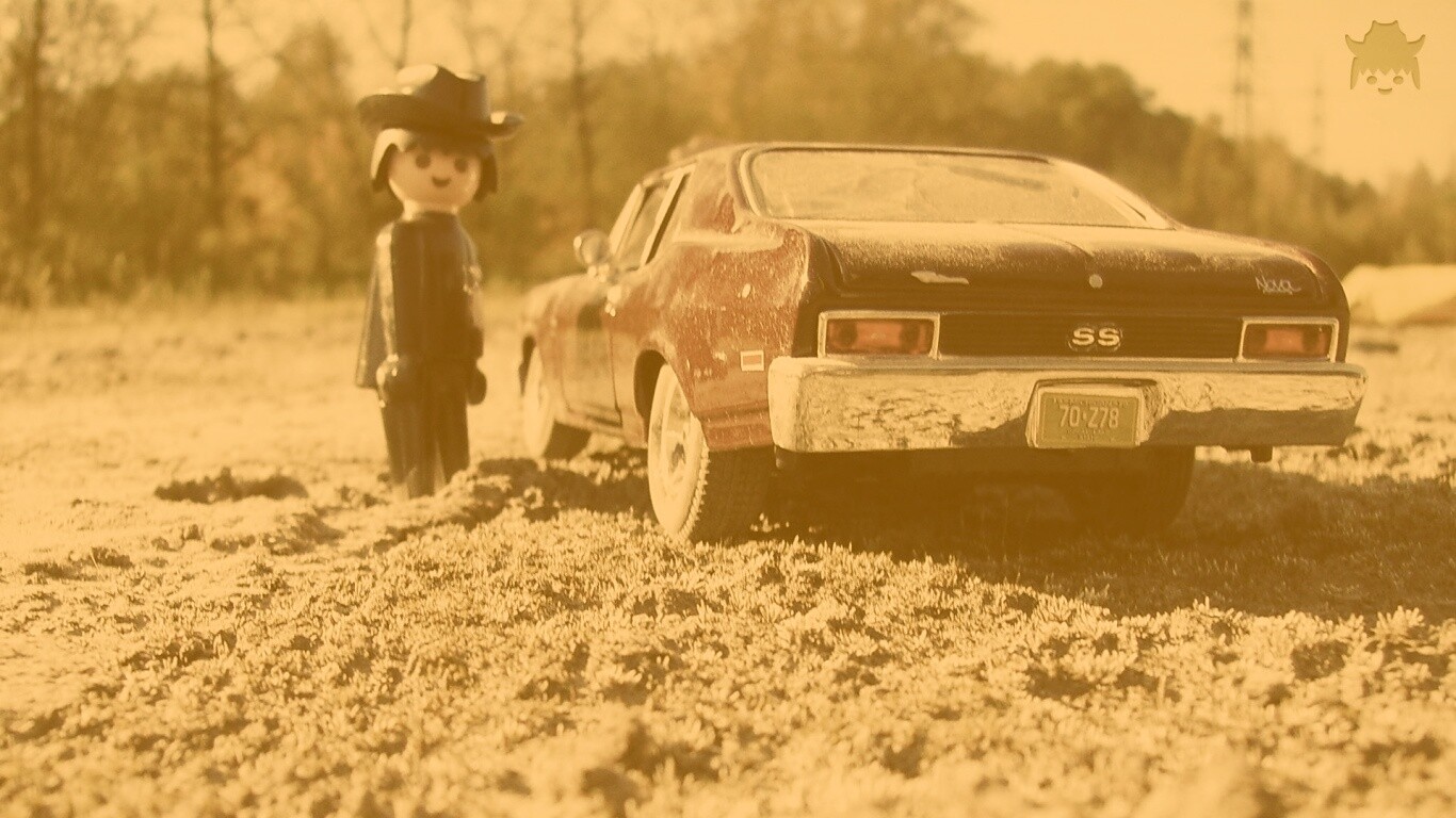 Машинка для человечка Lego обои