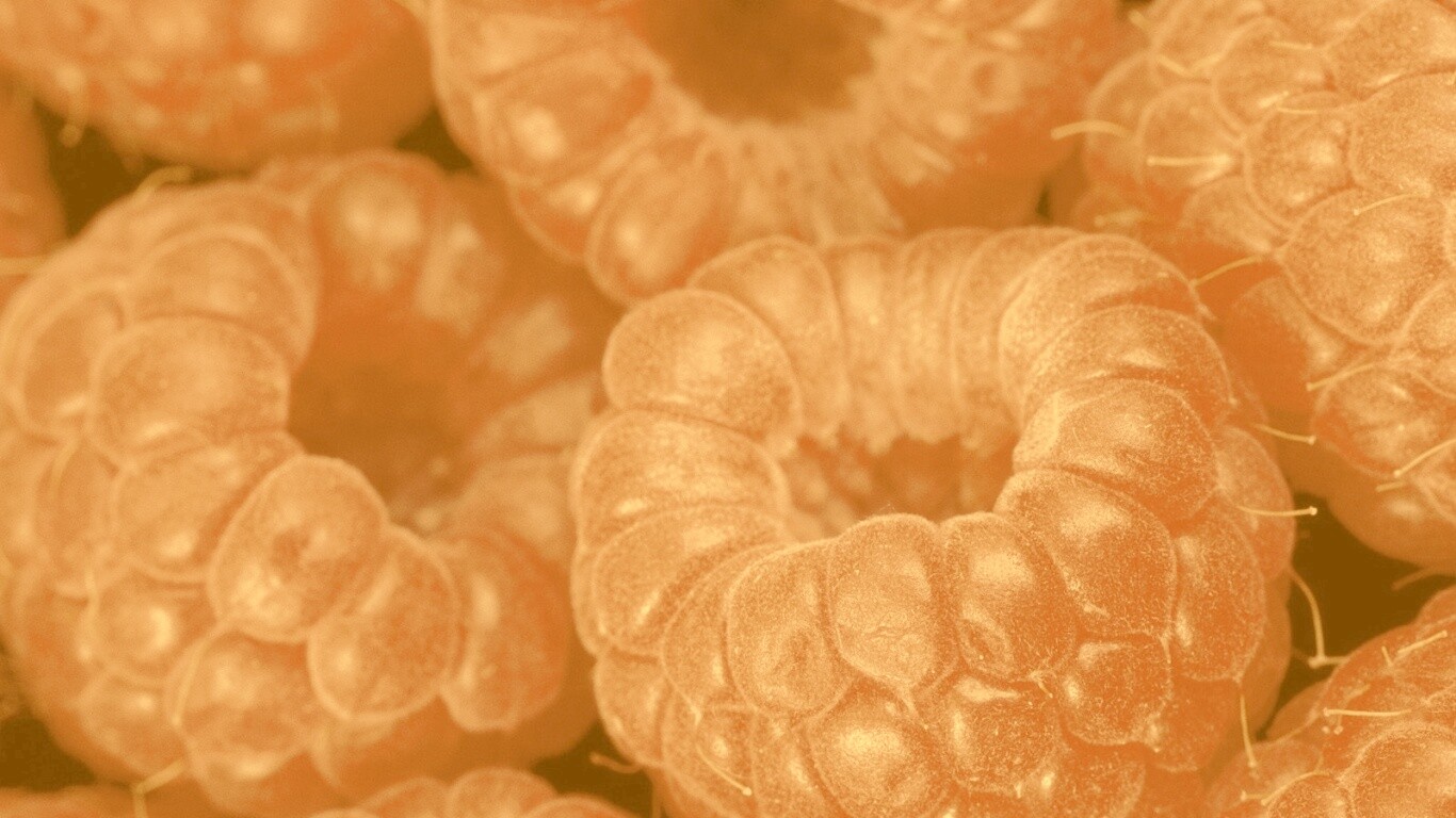 Вкусная малина обои