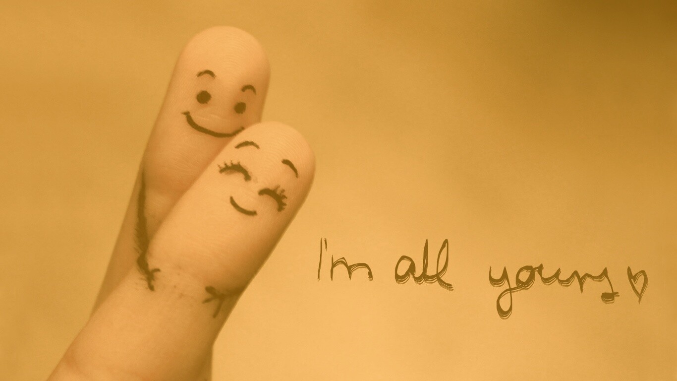 I"m all yours! обои