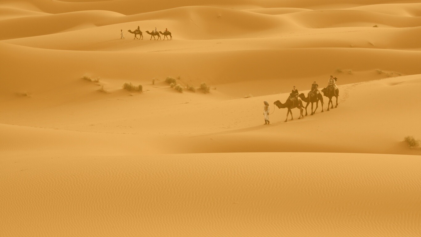 Караваны пустыни обои