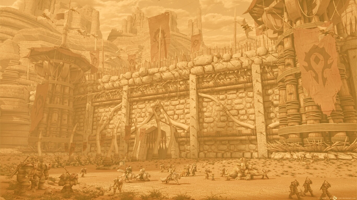 Крепость орков обои