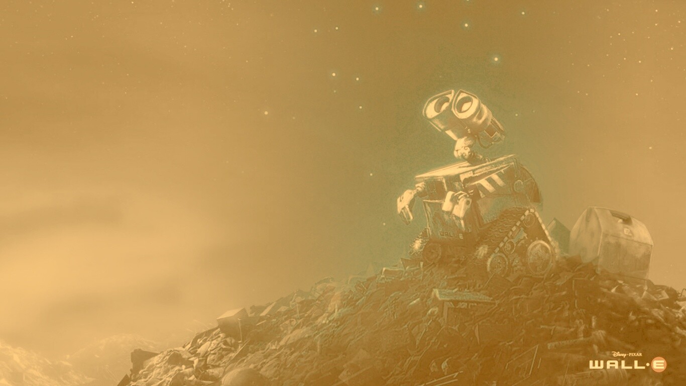 Валли и звезды обои