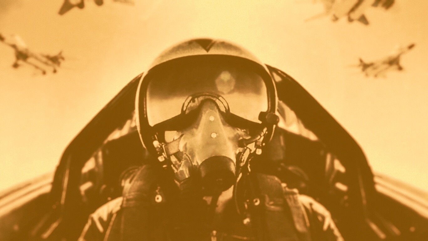 Пилот истребителя обои