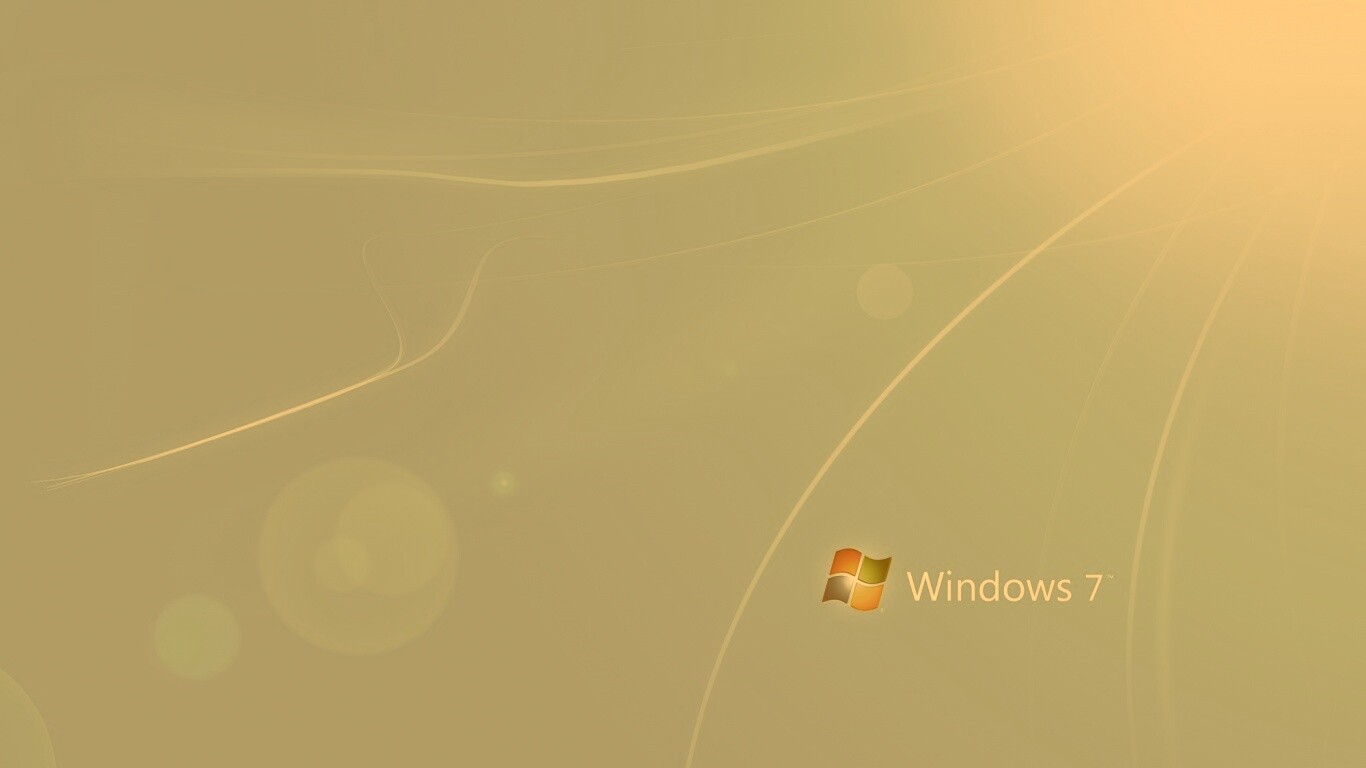 Голубые обои Windows 7 обои