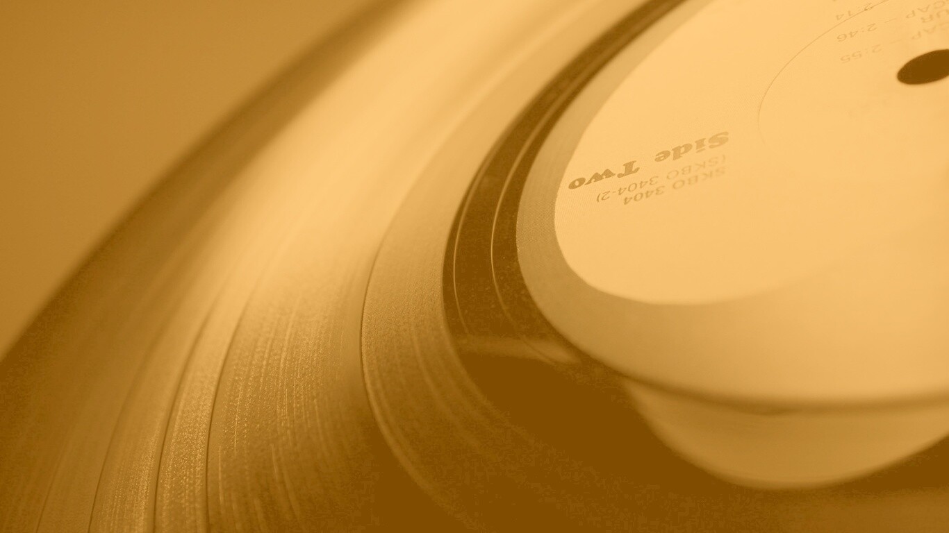 Виниловая пластинка обои