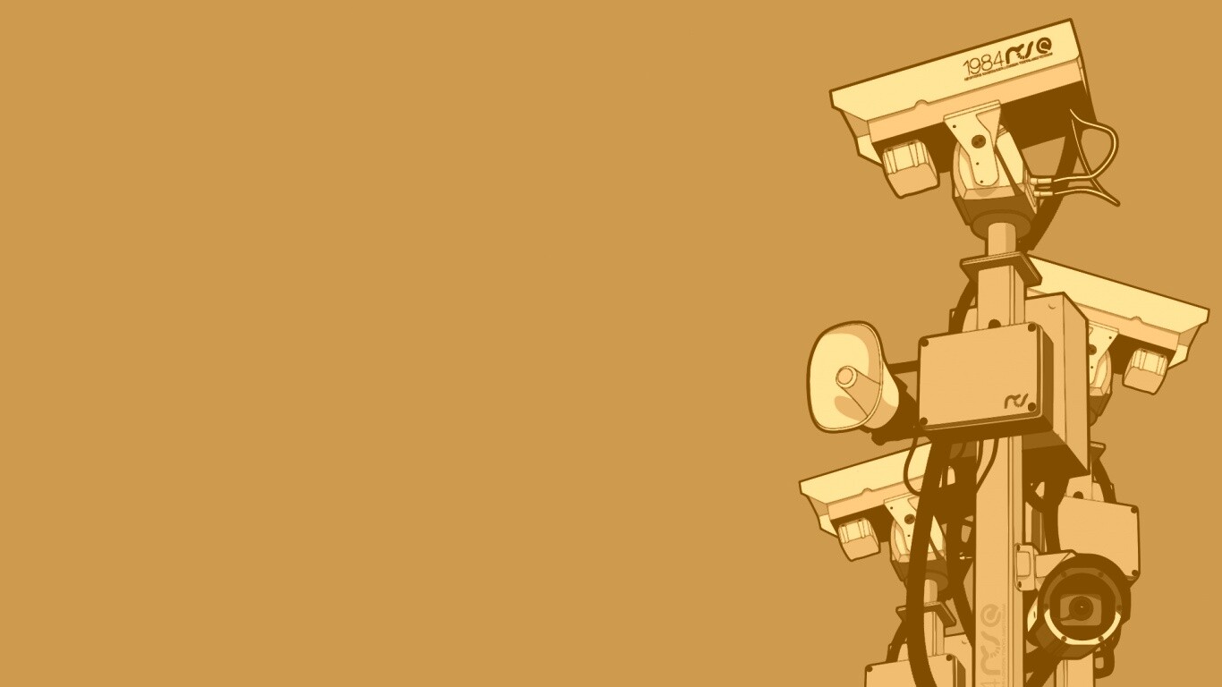 Недремлющее око камер наблюдения обои