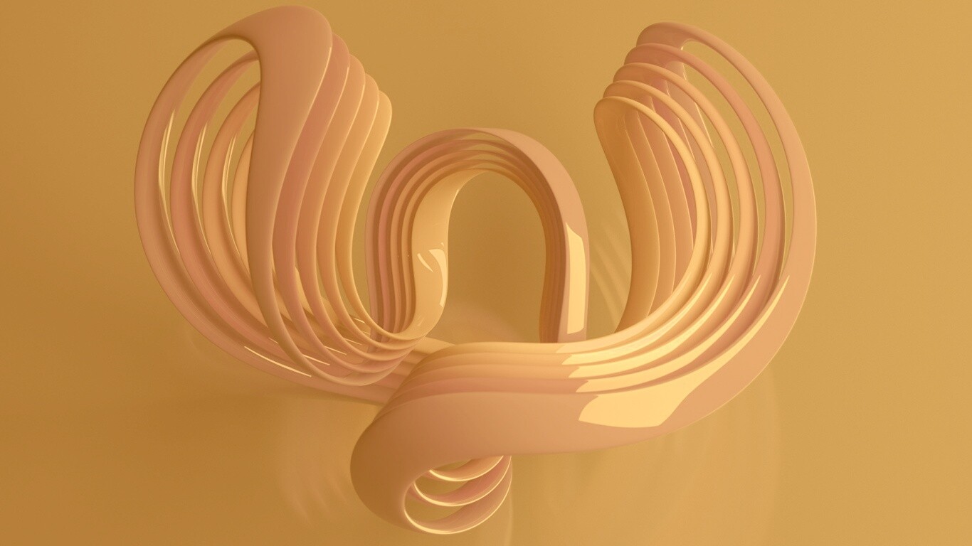 Фиолетовые изгибы обои