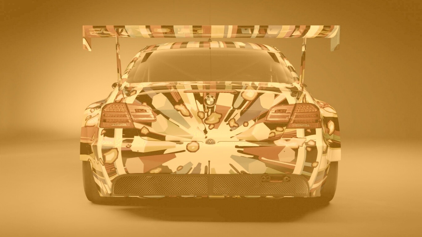 BMW  в сумасшедшем окрасе обои