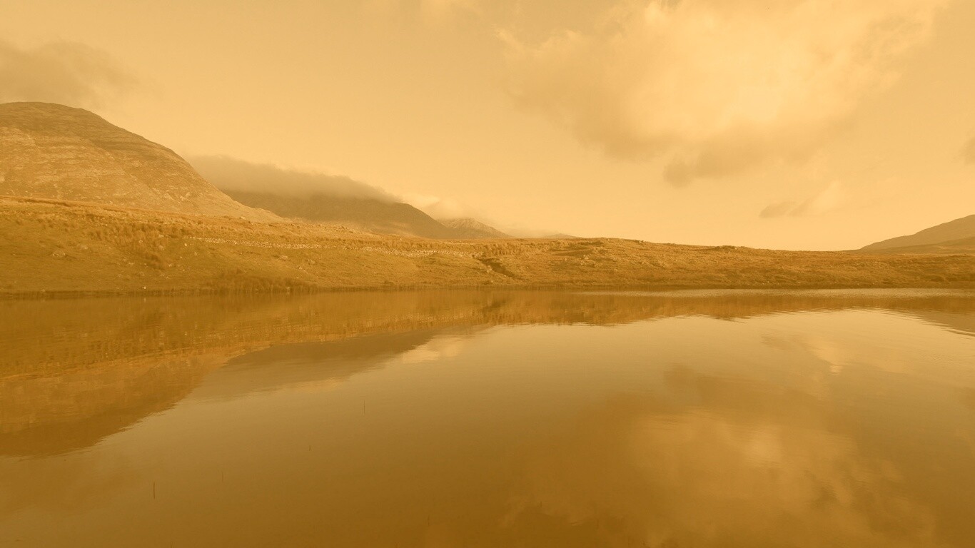 Зеркальное озеро обои