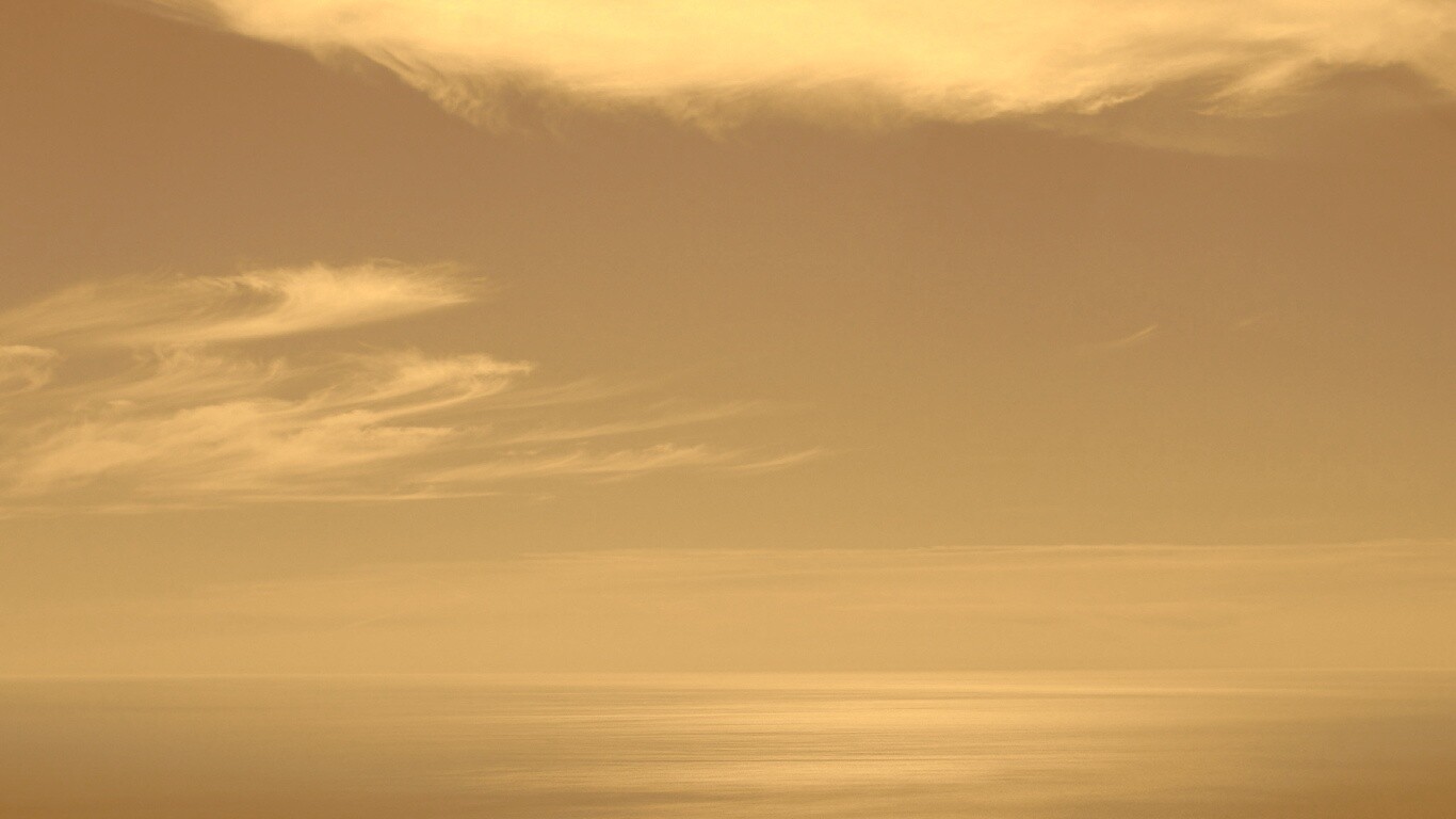 Чистый морской горизонт обои