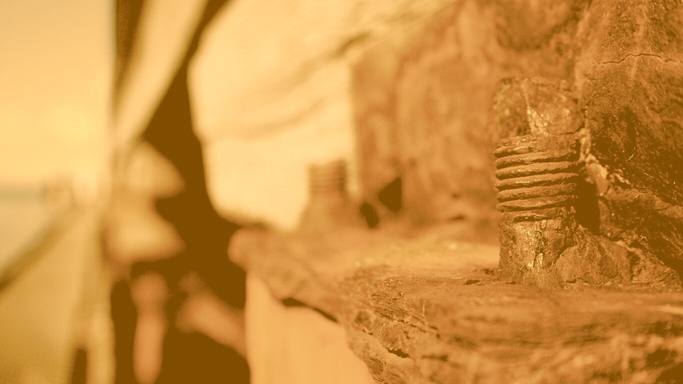 Проржавевшие болты обои