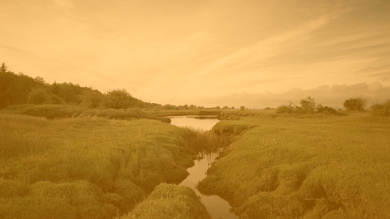 Канава и пруд обои