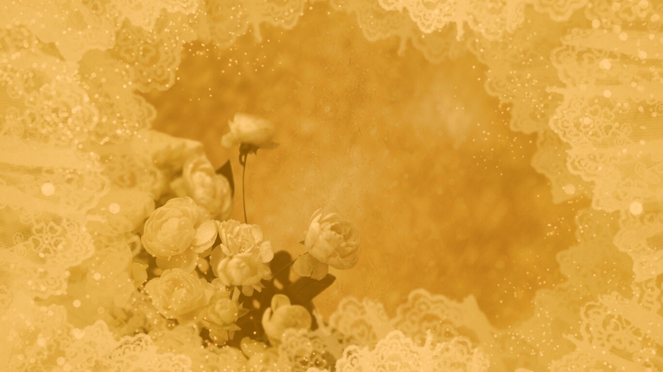 Бежевые кружева и розы обои