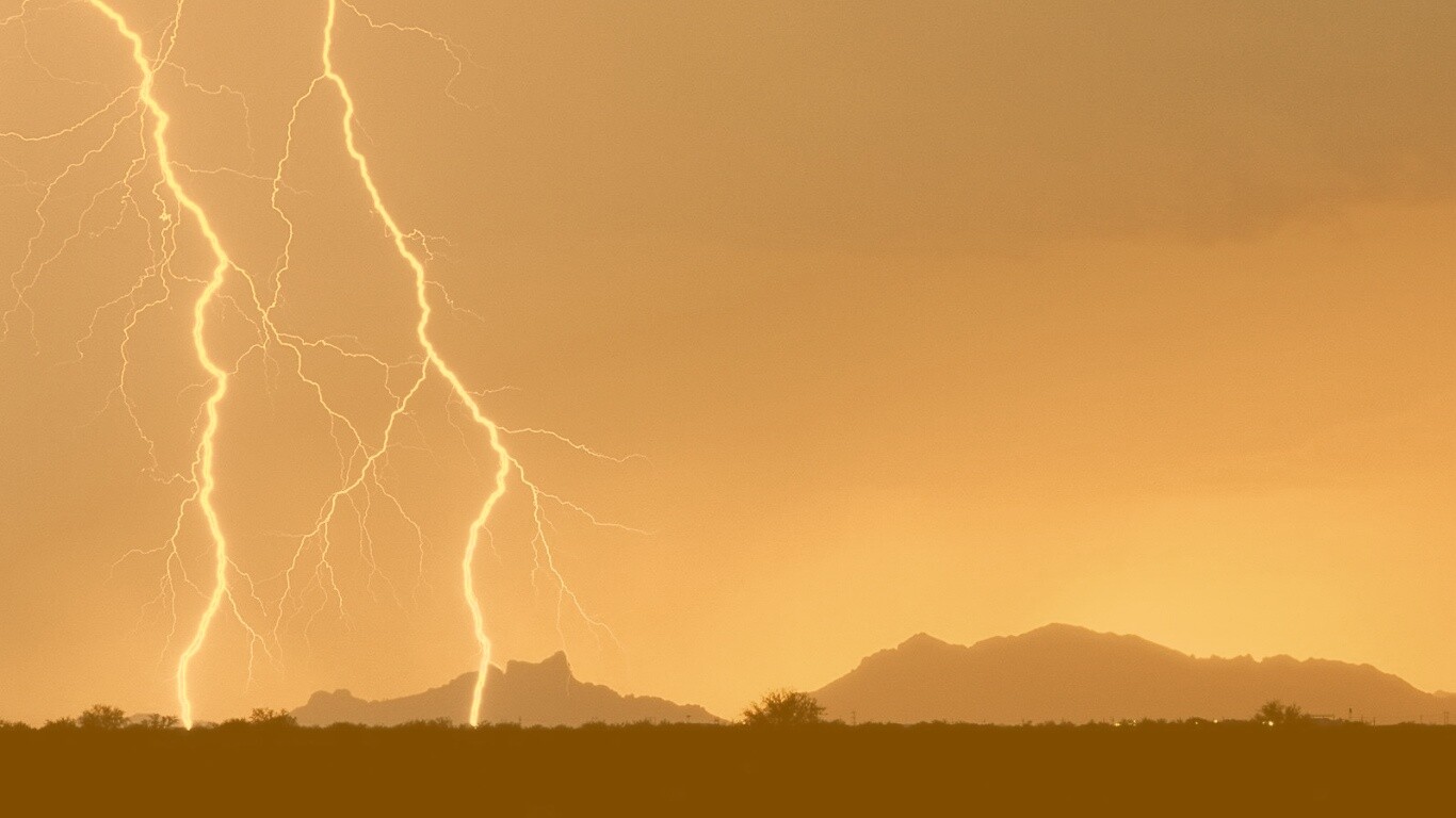 Двойная молния обои