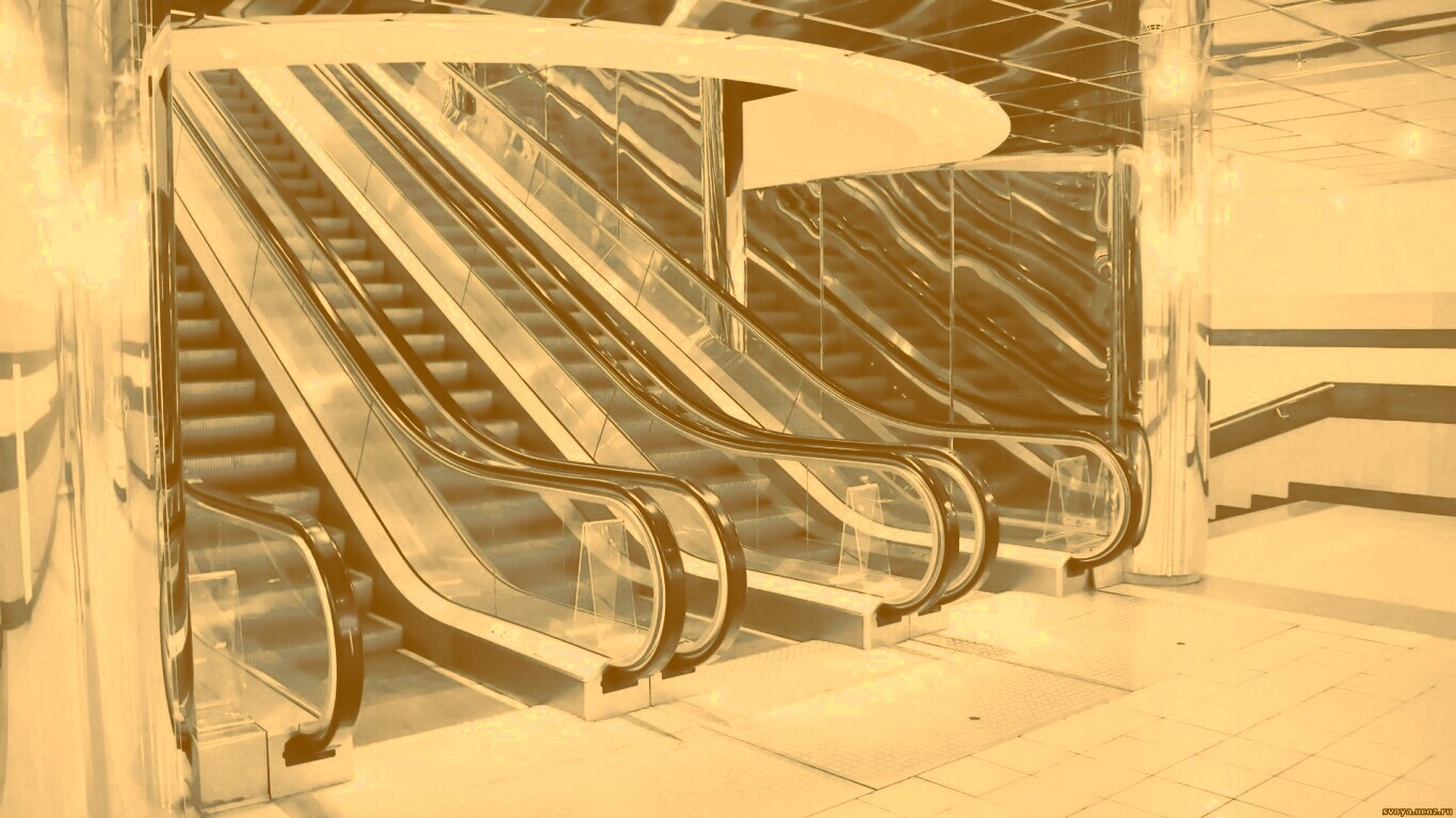 Современный эскалатор обои