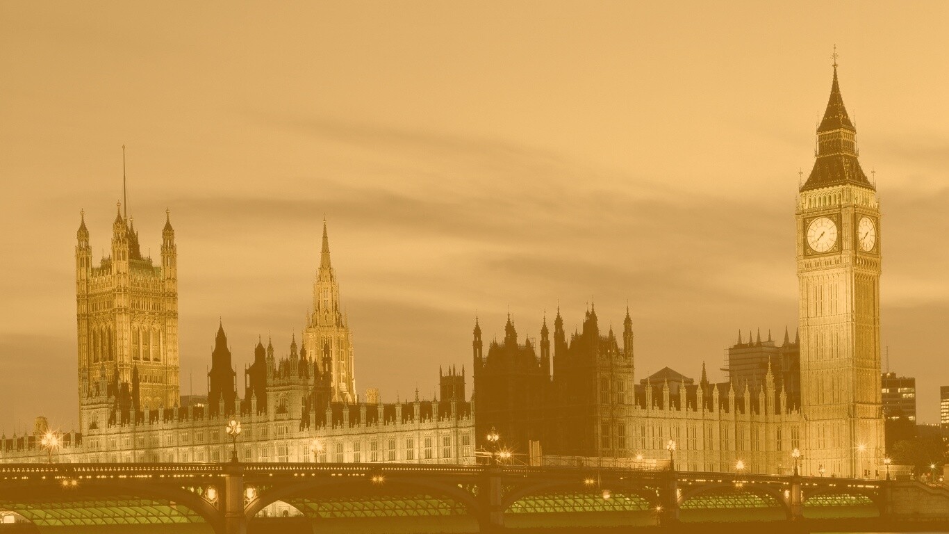 Биг Бен и здание парламента ночью обои