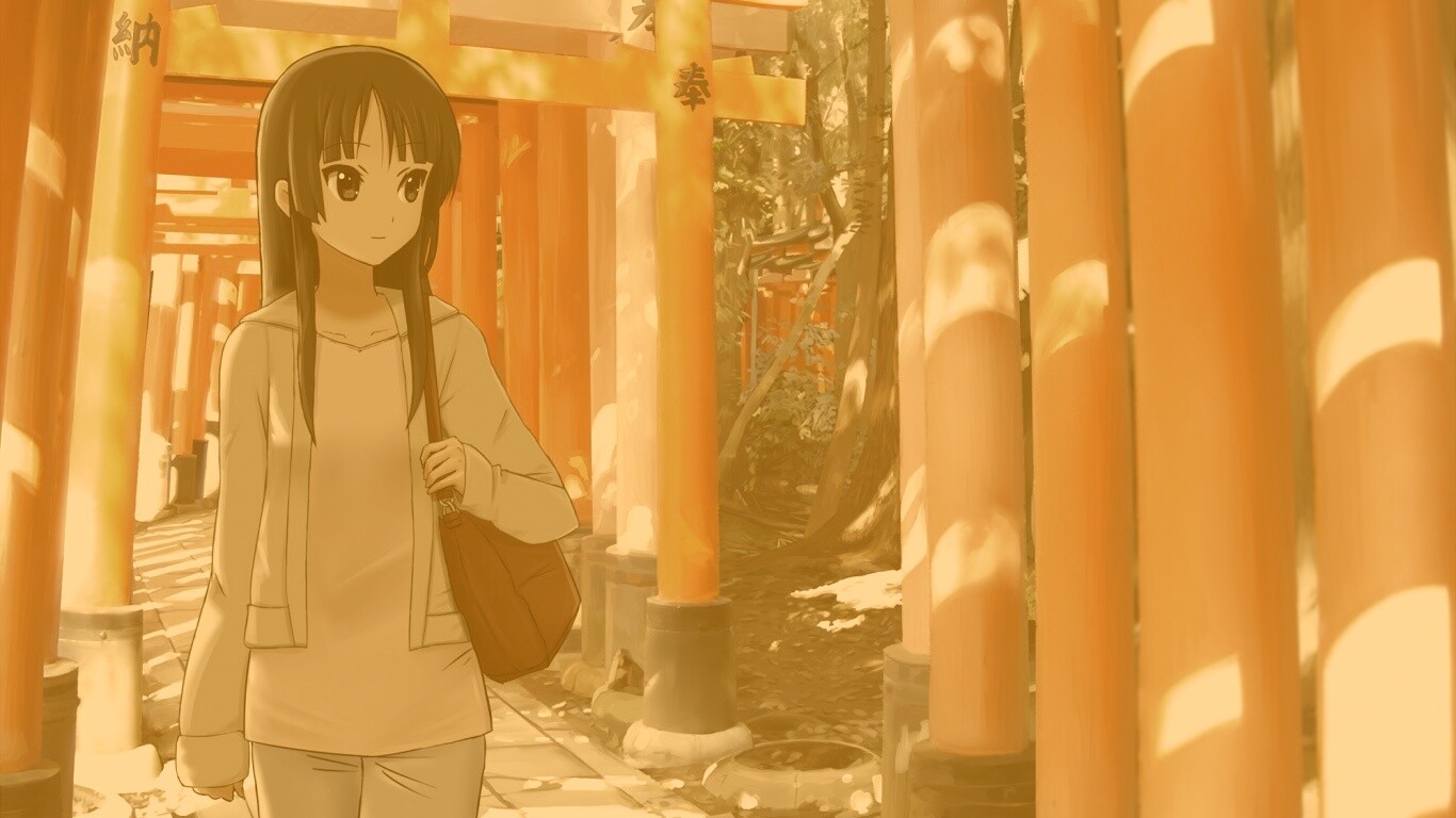 Акияма Мио обои