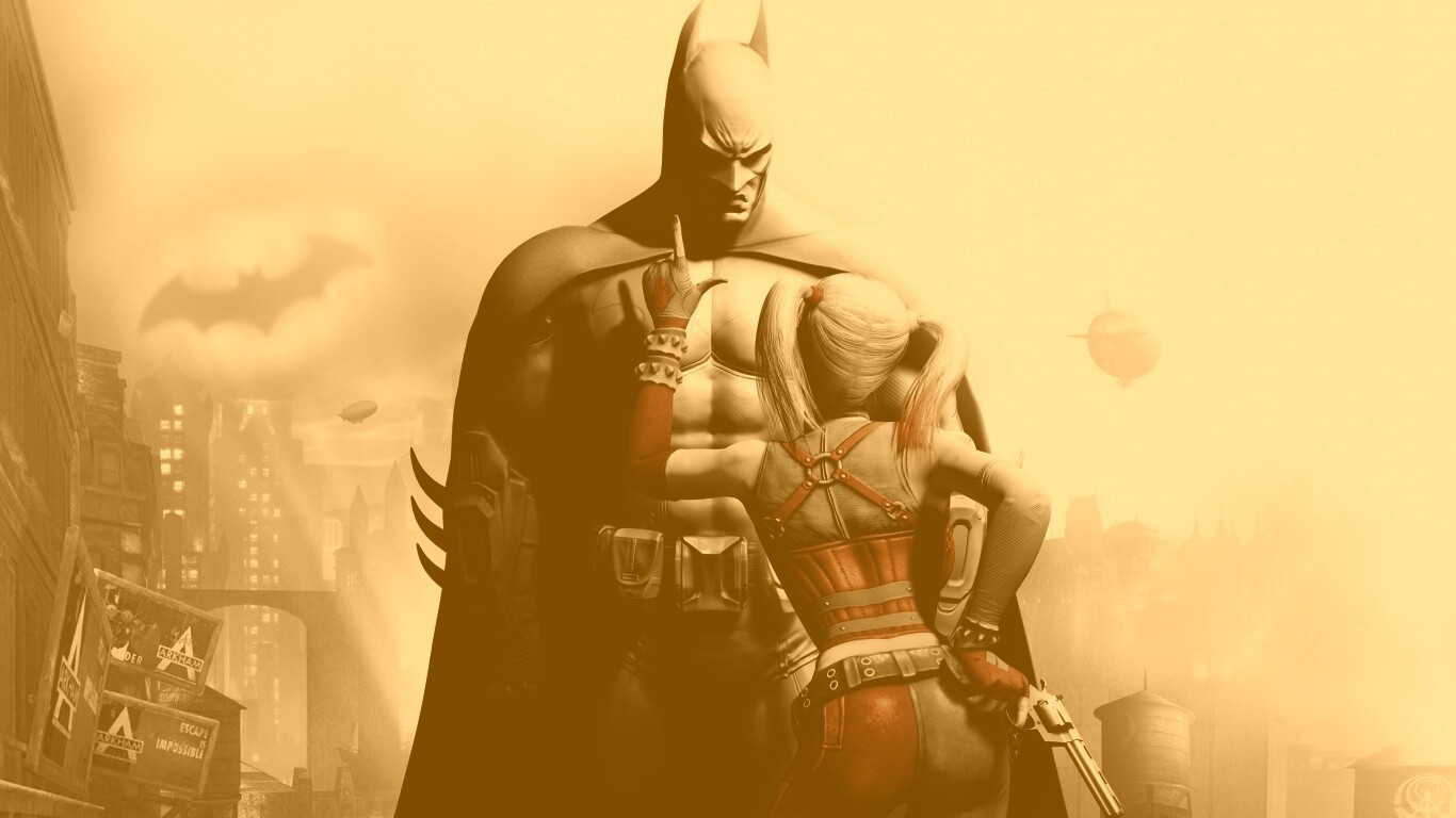 Бэтман и Харли Куин обои