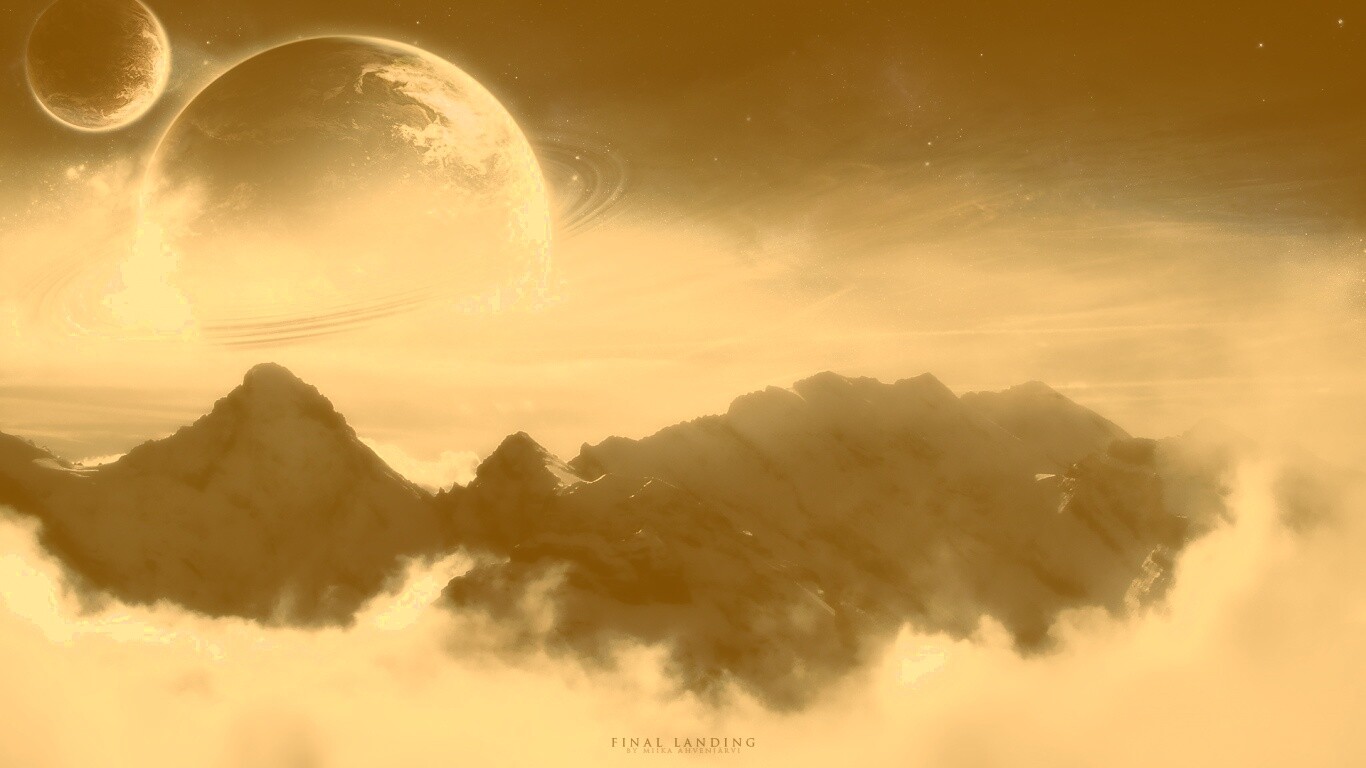 Окончательная посадка обои