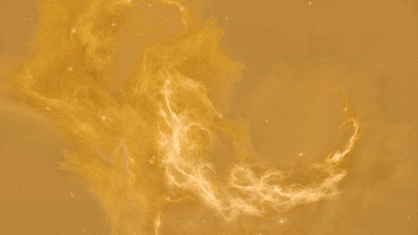 Яркая космическая туманность обои