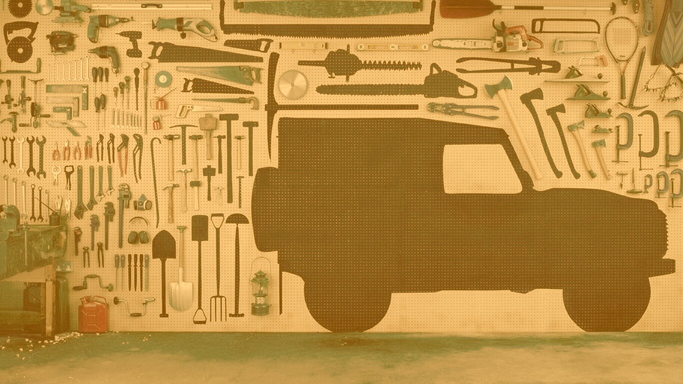 Типичный гараж обои