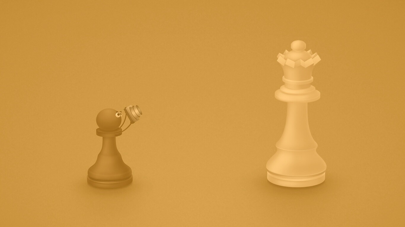 Пешка фотографирует короля обои
