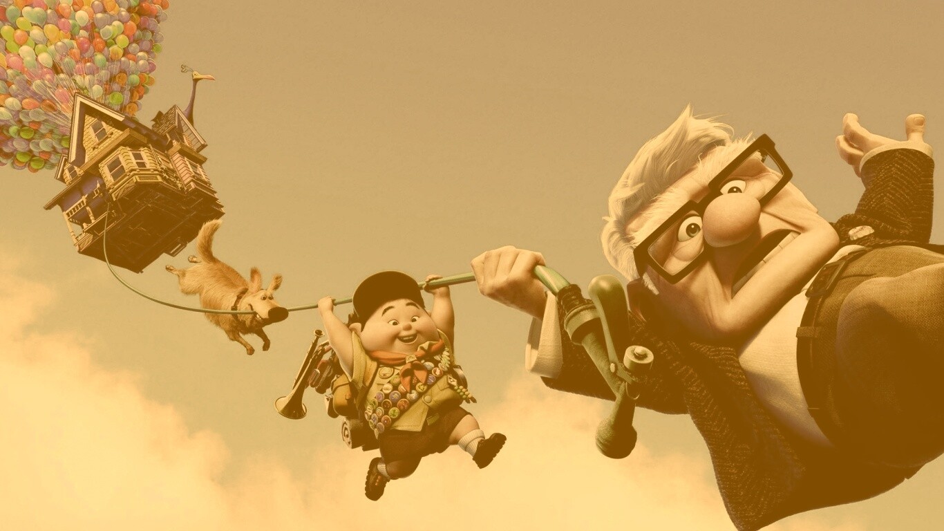 Персонажи мультфильма Up обои