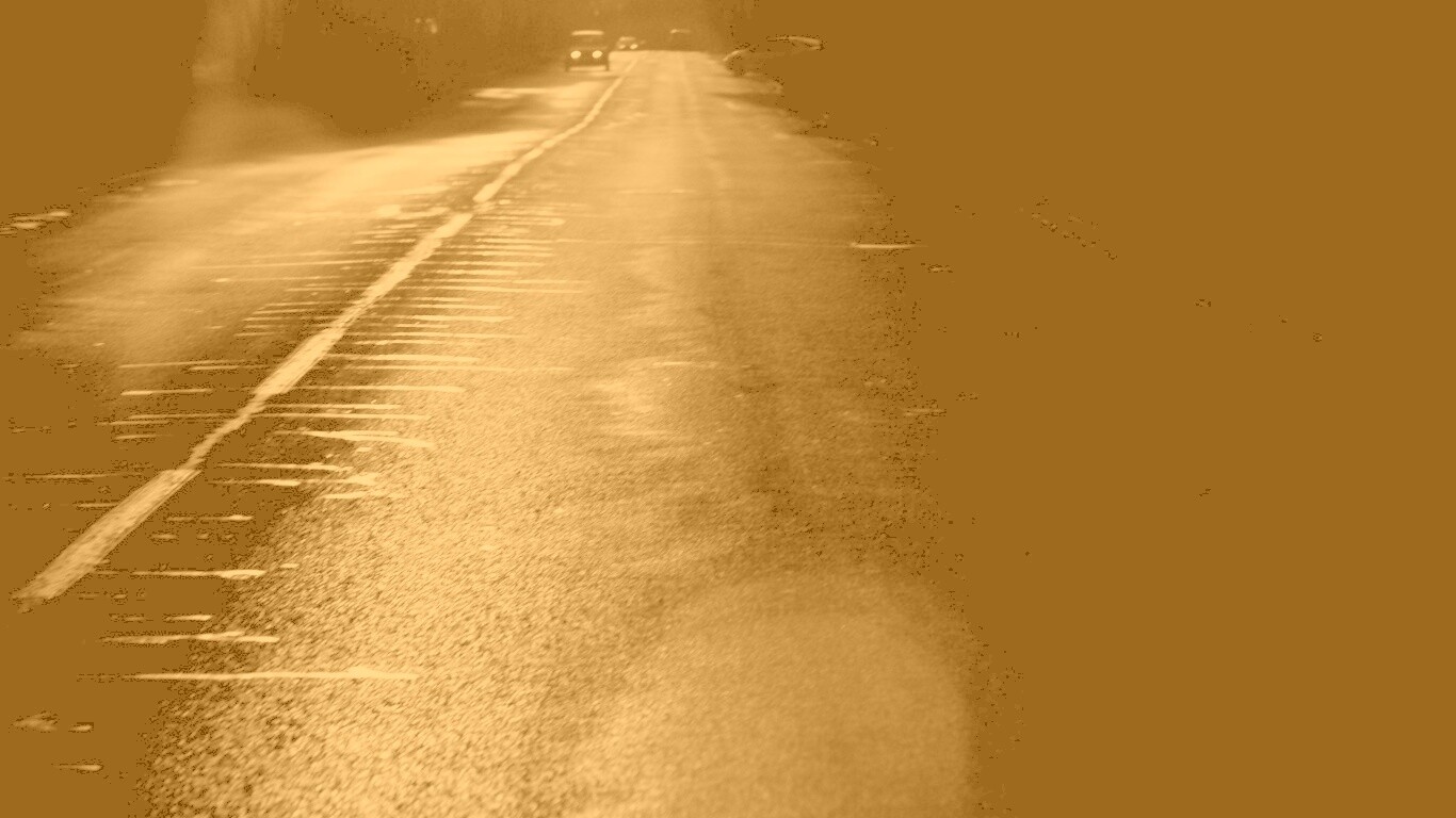 Ночная дорога обои