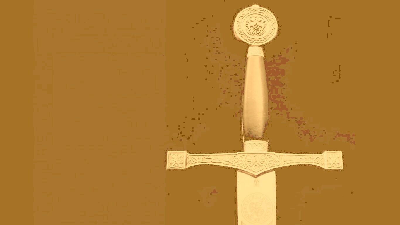 Гарда и эфес средневекового меча обои