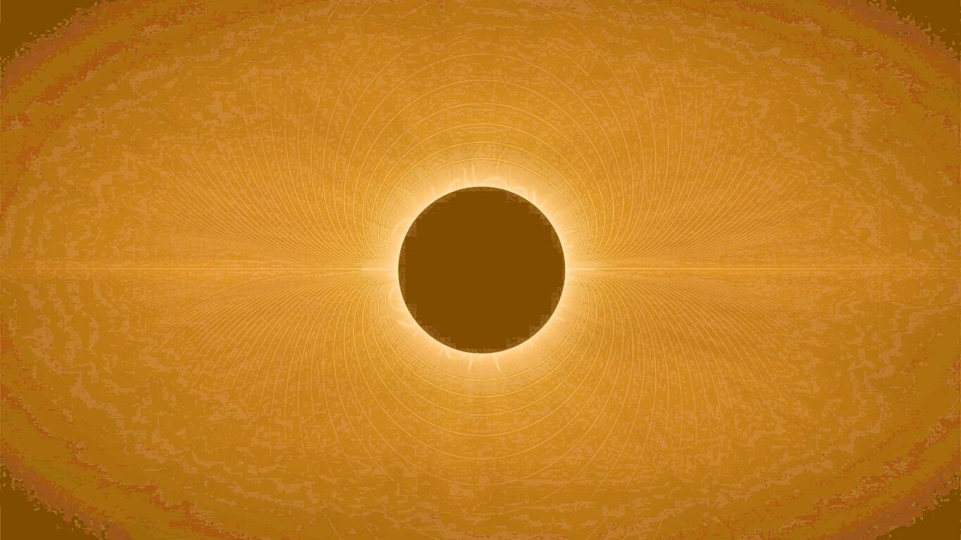 Солнецное затмение обои