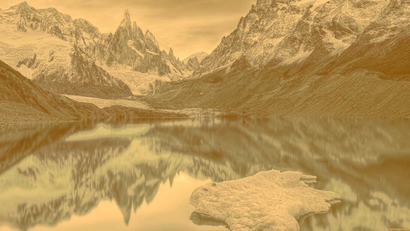 Горное озеро обои