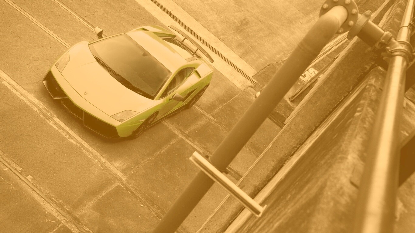 Зелёный Ламбо обои