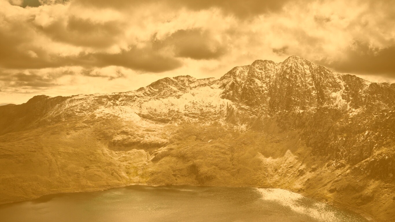 Вид на горы обои