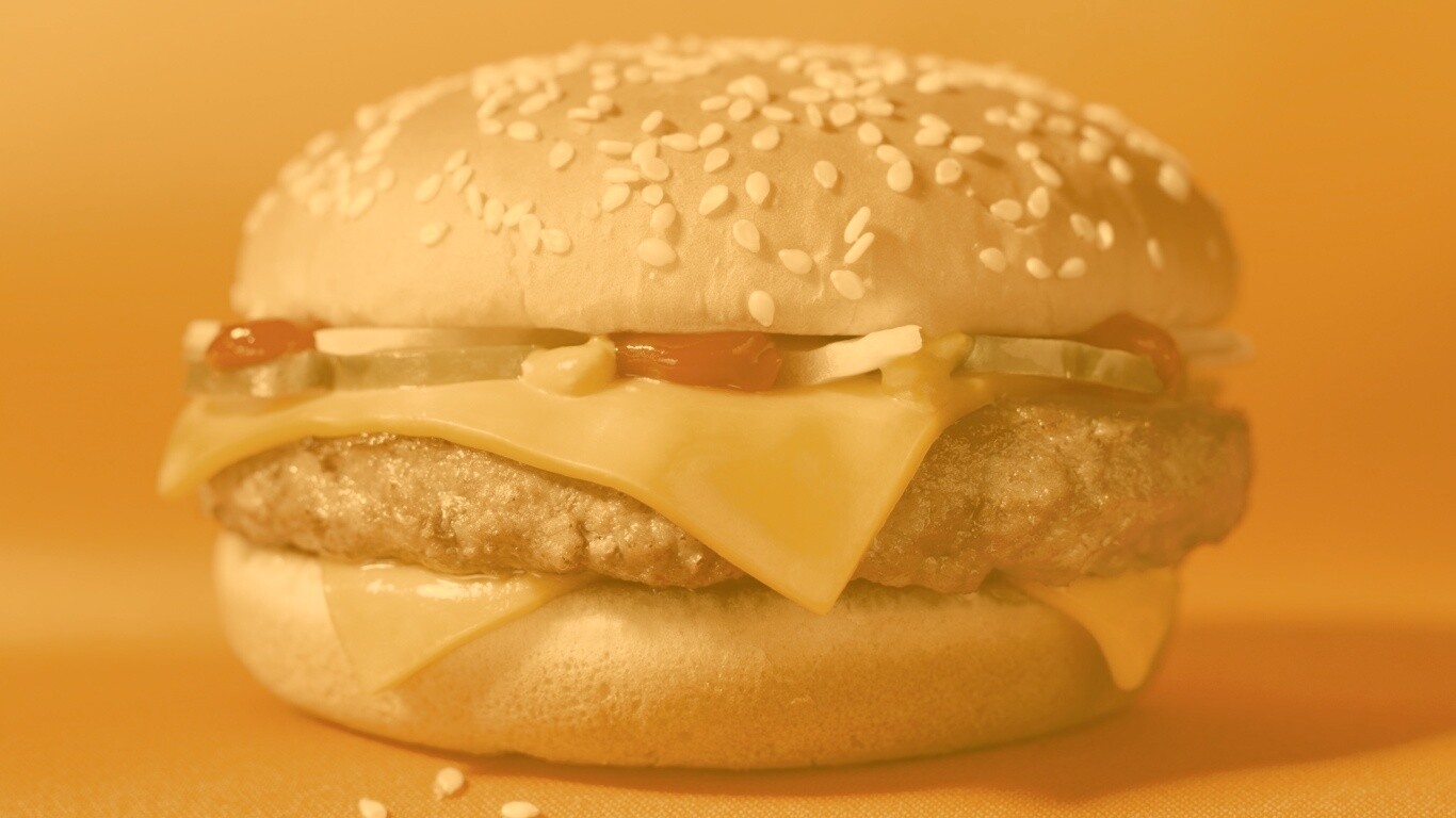 Сочный чизбургер обои