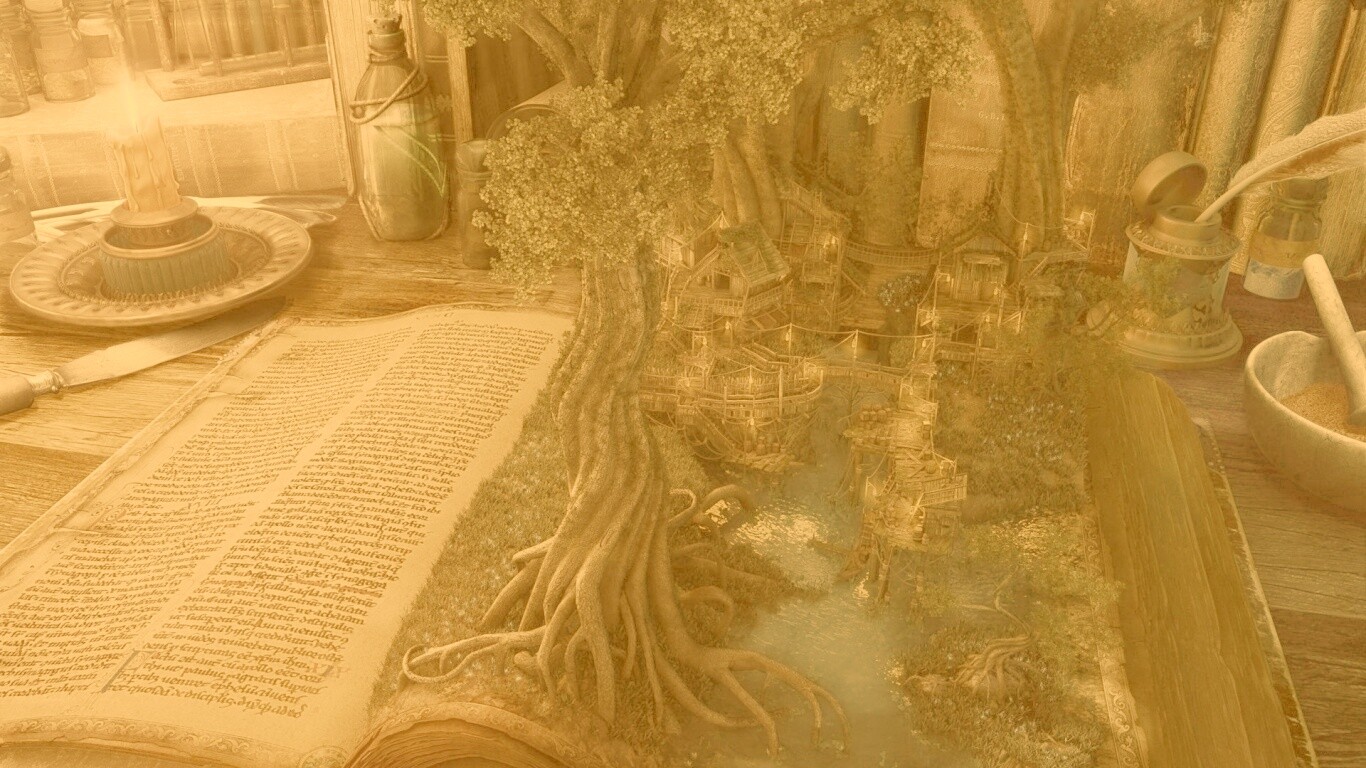 Волшебный мир на страницах книги обои