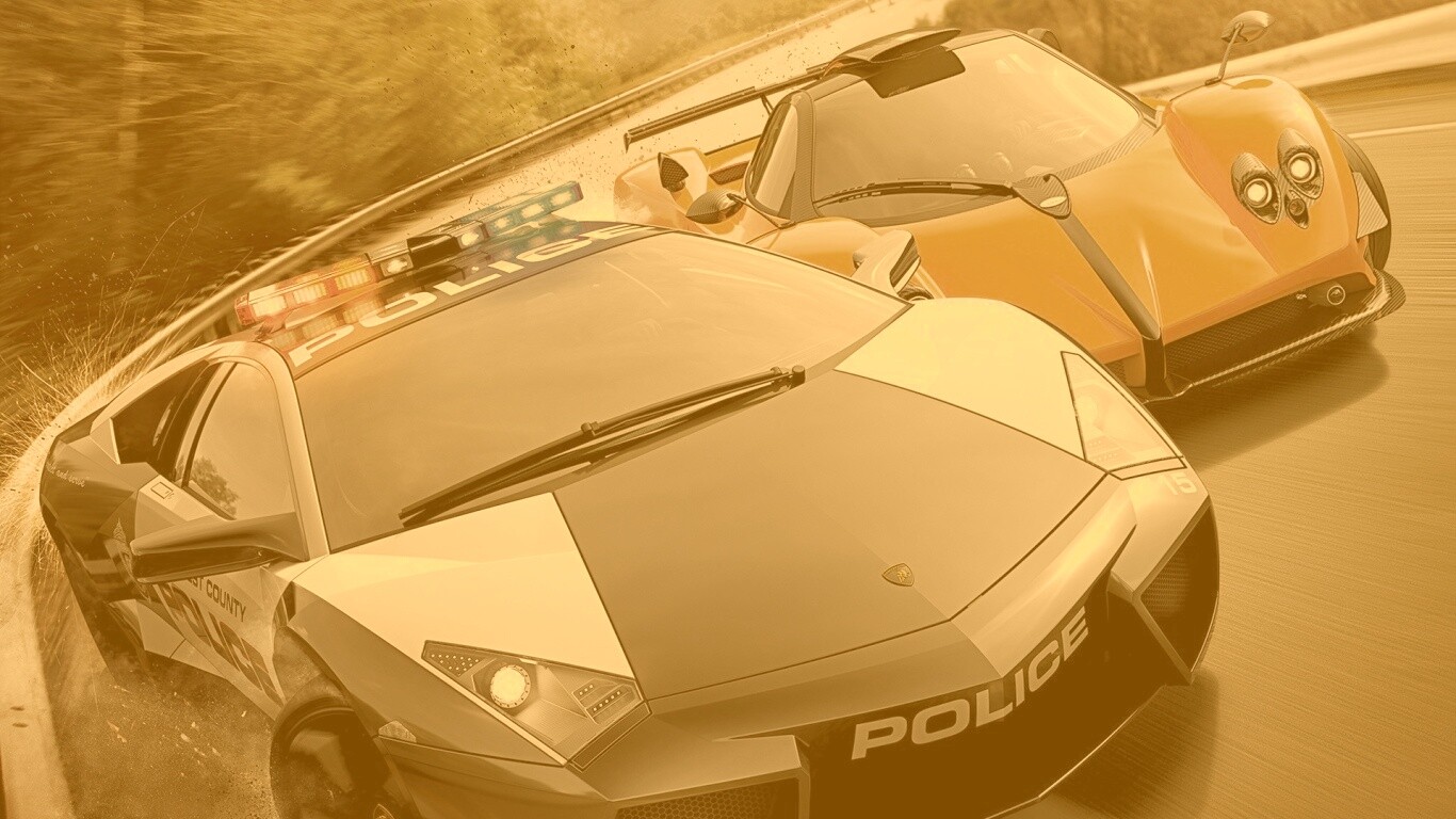 Полицейская погоня из Need For Speed обои