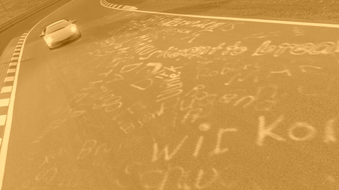 Lamborghini на треке в Grand Turismo 5 обои